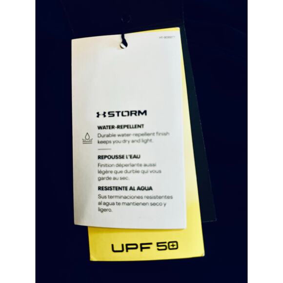 UNDER ARMOUR MENS GOLF STRAIGT PANTS ELASTIC WAIST WATER REPELLANT UPF 50 34/32 - Picture 9 of 12